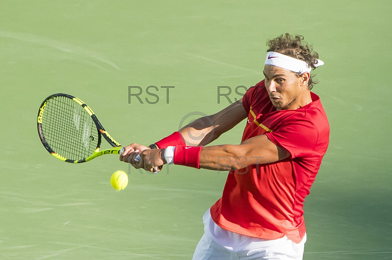 BRA, Olympia 2016 Rio, Tennis, Halbfinale Juan Martin Del Potro (ARG) vs. Rafael Nadal (ESP)