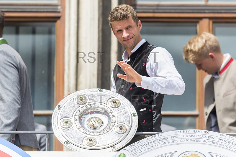 GER, FC Bayern Muenchen Meisterfeier auf dem Marienplatz