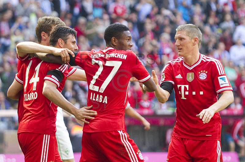 GER, 1.FBL,  FC Bayern Muenchen vs. SV Werder Bremen