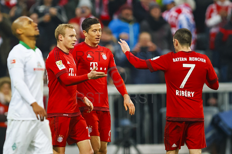 GER, 1.FBL,  FC Bayern Muenchen vs. SV Werder Bremen