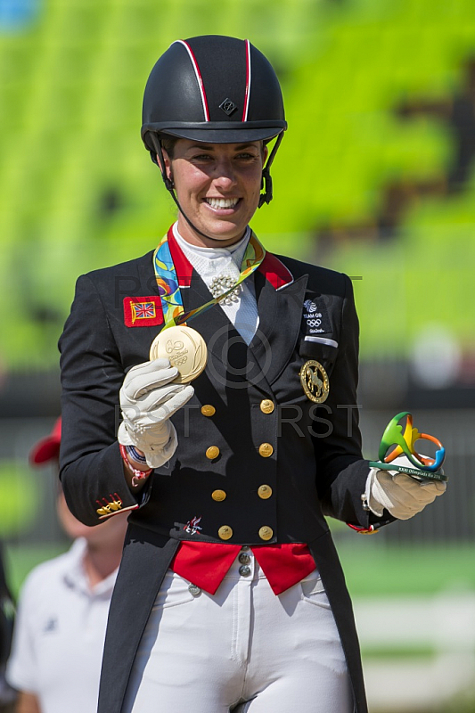 BRA, Olympia 2016 Rio, Reitsport , Dressur EInzel Grand Prix Kuer
