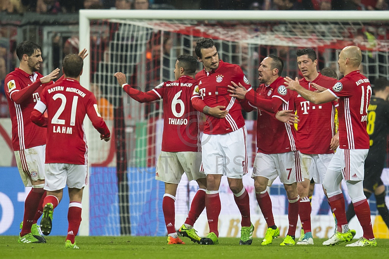 GER, DFB Pokal, Halbfinale,  FC Bayern Muenchen vs. Borussia Dortmund GER, DFB Pokal, Halbfinale,  FC Bayern Muenchen vs. Borussia Dortmund