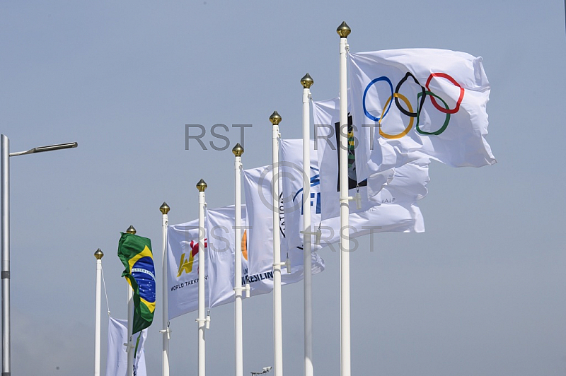 BRA, Olympia 2016 Rio,  Feature zum Sturm der ueber das Olympia Gelaende zieht