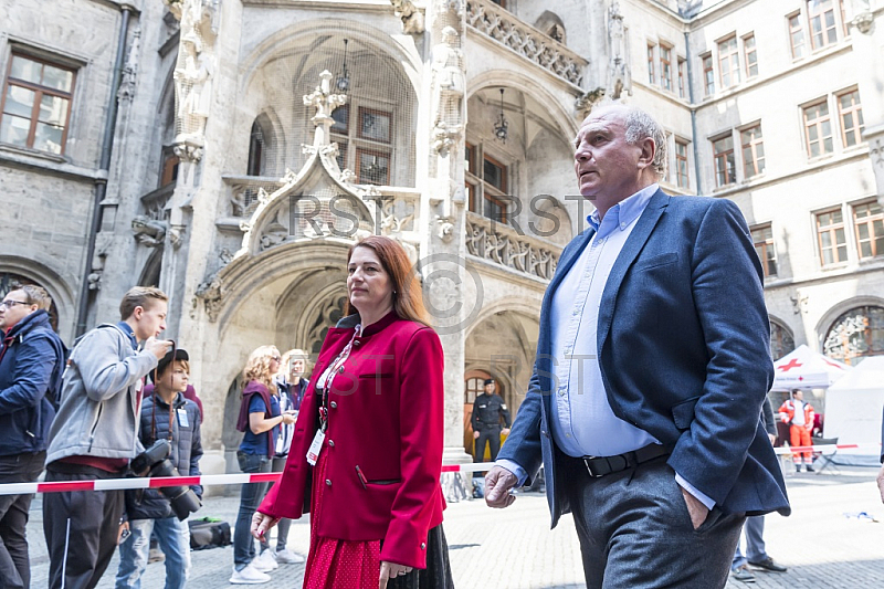 GER, FC Bayern Muenchen Meisterfeier auf dem Marienplatz
