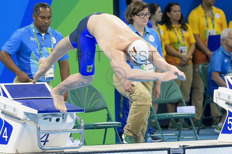 BRA, Olympia 2016 Rio, Schwimmen 200 Meter Freistiel, Vorlauf 4 