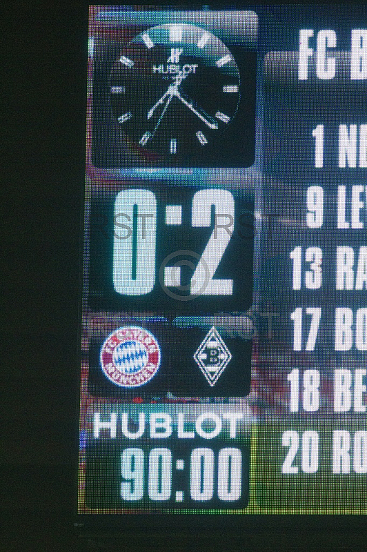GER, 1.FBL,  FC Bayern Muenchen vs. Borussia Mnchengladbach