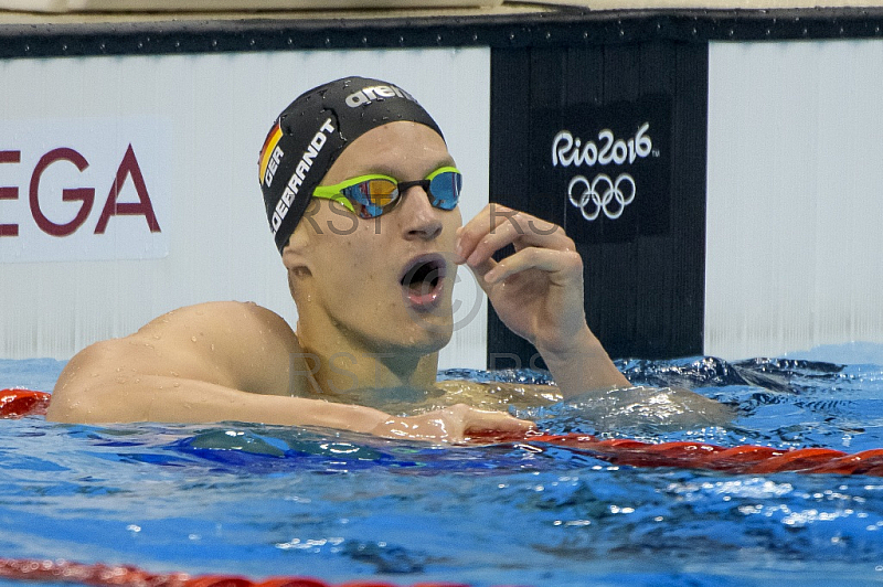 BRA, Olympia 2016 Rio, Schwimmen 200 Meter Freistiel, Vorlauf 5