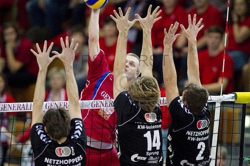 GER, 1.BL Volleyball, Generali Haching vs. NETZHOPPERS KW-Besten GER, 1.BL Volleyball, Generali Haching vs. NETZHOPPERS KW-Besten