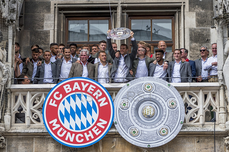GER, FC Bayern Muenchen Meisterfeier auf dem Marienplatz