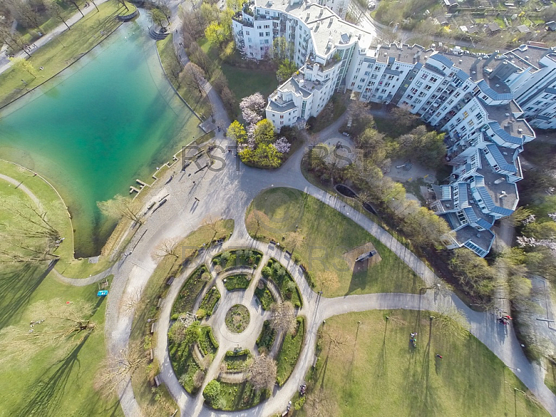 GER, Feature Luftbilder des Muenchner Westparks 