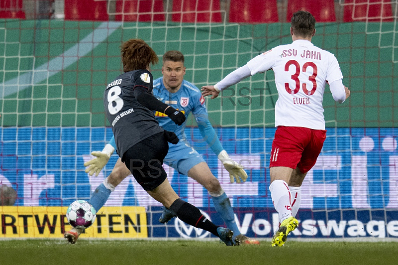 GER, DFB Pokal Viertelfinale, SSV Jahn Regensburg vs. SV Werder Bremen GER, DFB Pokal Viertelfinale, SSV Jahn Regensburg vs. SV Werder Bremen