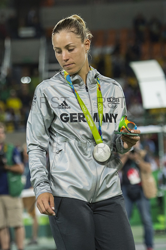 BRA, Olympia 2016 Rio, Tennis, Finale Monica Puig (PUR) vs. Angelique Kerber (GER)  BRA, Olympia 2016 Rio, Tennis, Finale Monica Puig (PUR) vs. Angelique Kerber (GER)