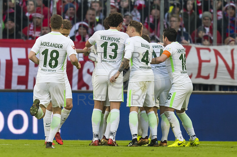 GER, 1.FBL,  FC Bayern Muenchen vs. SV Werder Bremen