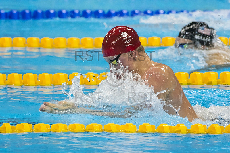 BRA, Olympia 2016 Rio, Schwimmsport FINALE - 100m Brust Maenner