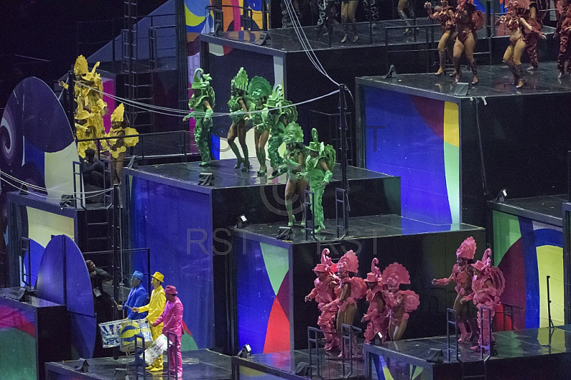 BRA, Eroeffnungsfeier Olympia 2016 - Rio