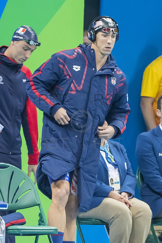 BRA, Olympia 2016 Rio, Schwimmsport FINALE - 4x100m Freistil der Maenner