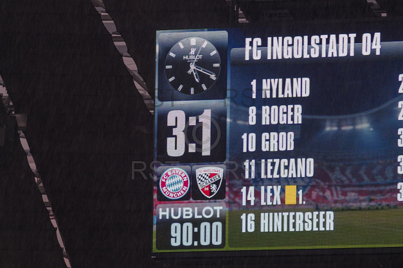 GER, 1.FBL,  FC Bayern Muenchen vs. FC Ingolstadt