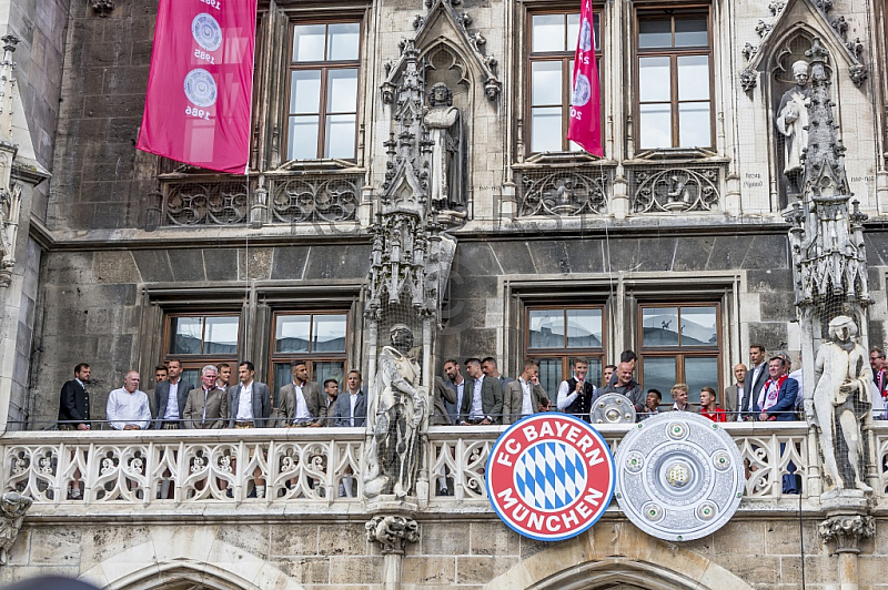 GER, FC Bayern Muenchen Meisterfeier auf dem Marienplatz