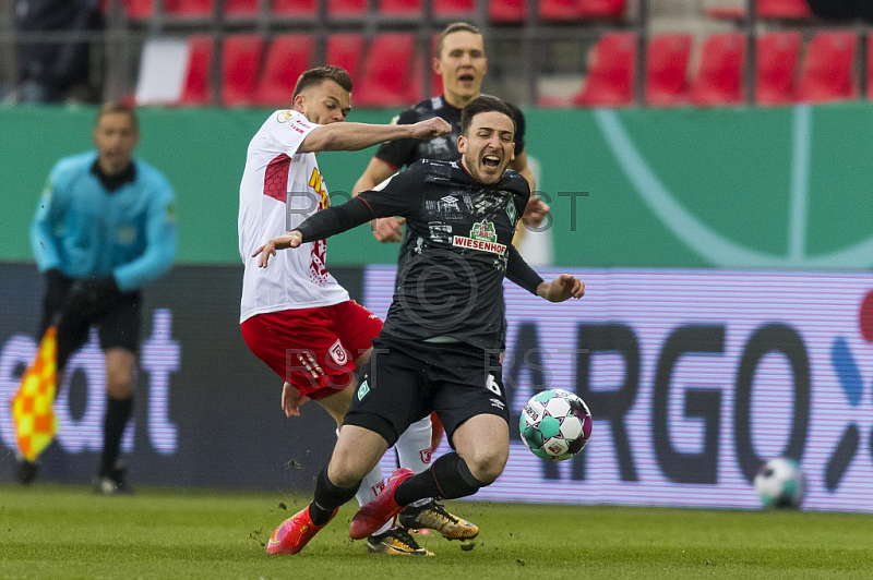 GER, DFB Pokal Viertelfinale, SSV Jahn Regensburg vs. SV Werder Bremen