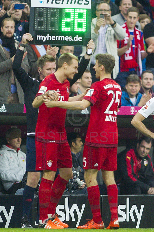 GER, 1.FBL,  FC Bayern Muenchen vs. VfB Stuttgart