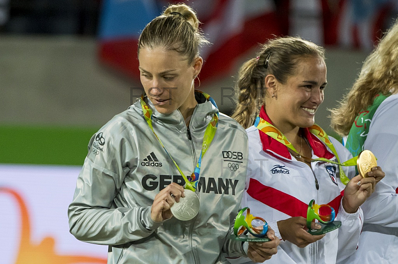 BRA, Olympia 2016 Rio, Tennis, Finale Monica Puig (PUR) vs. Angelique Kerber (GER)  BRA, Olympia 2016 Rio, Tennis, Finale Monica Puig (PUR) vs. Angelique Kerber (GER)