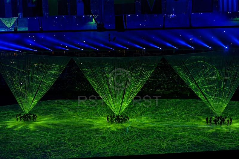 BRA, Eroeffnungsfeier Olympia 2016 - Rio