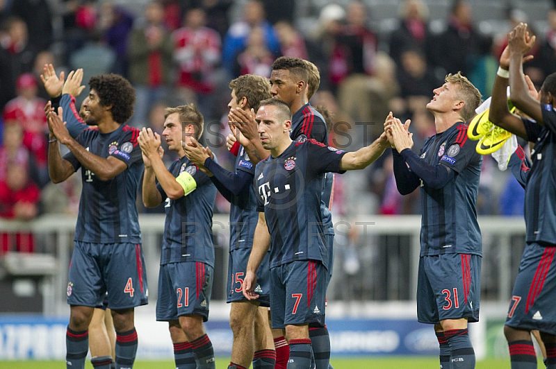 GER, UEFA CL, FC Bayern Muenchen vs. ZSKA Moskau