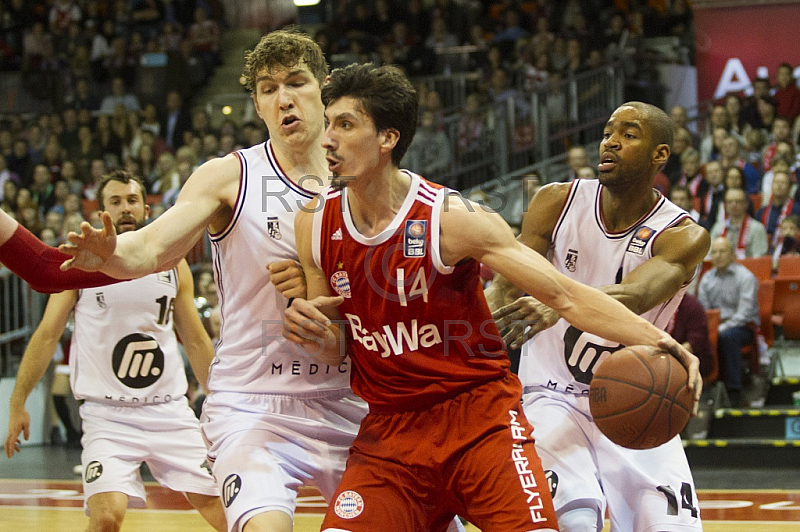 GER, Beko BBL, FC Bayern Muenchen vs. Artland Dragons