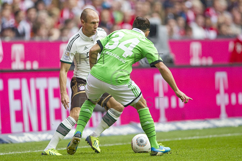 GER, 1.FBL,  FC Bayern Muenchen vs . VfL Wolfsburg