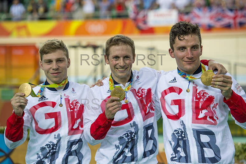 BRA, Olympia 2016 Rio, Radsport, Finale Bahnrad Team Herren 