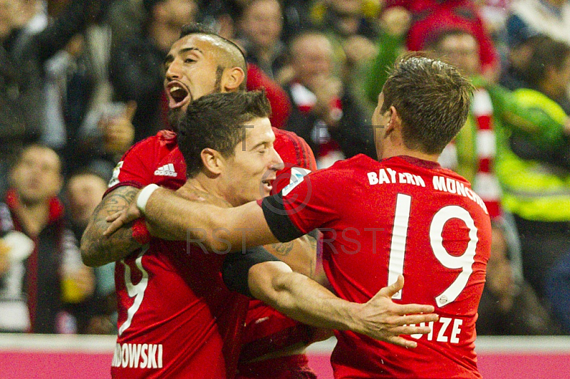 GER, 1.FBL,  FC Bayern Muenchen vs. VFL Wolfsburg