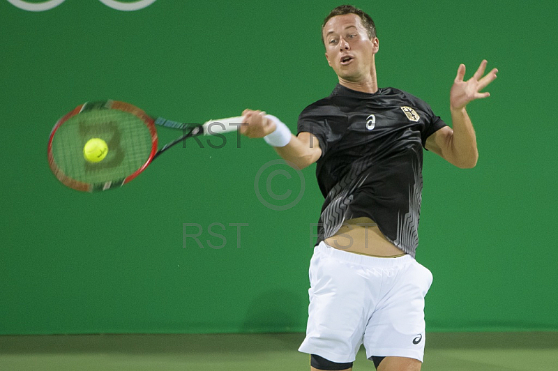 BRA, Olympia 2016 Rio, Tennis, Philipp Kohlschreiber (GER)  vs Guido Pella (ARG)