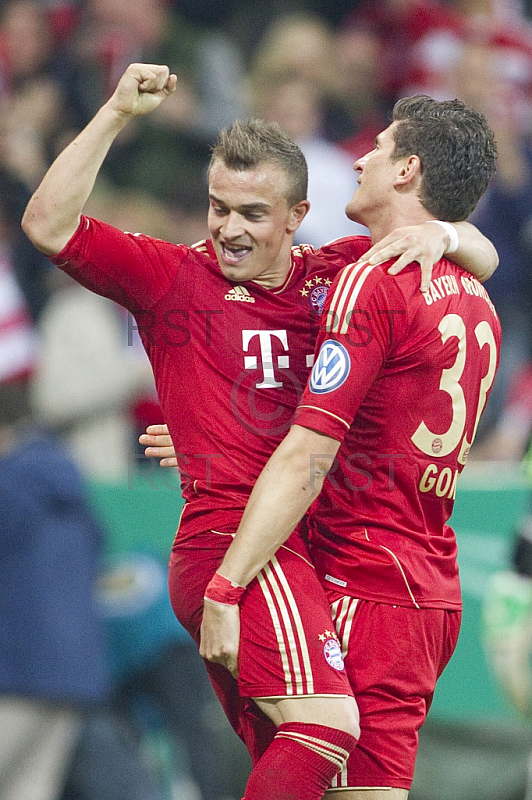 GER, DFB Pokal Halbfinale,  FC Bayern Muenchen vs. VfL Wolfsburg