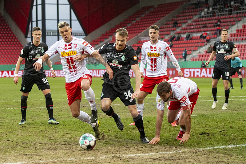 GER, DFB Pokal Viertelfinale, SSV Jahn Regensburg vs. SV Werder Bremen