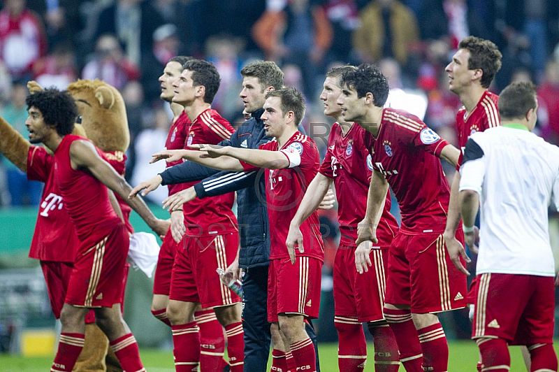 GER, DFB Pokal Halbfinale,  FC Bayern Muenchen vs. VfL Wolfsburg