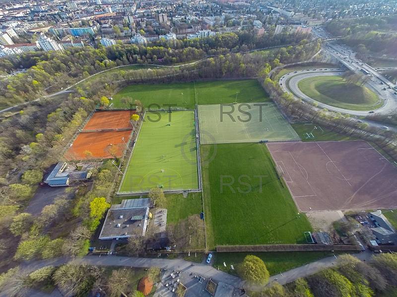 GER, Feature Luftbilder des Muenchner Westparks 