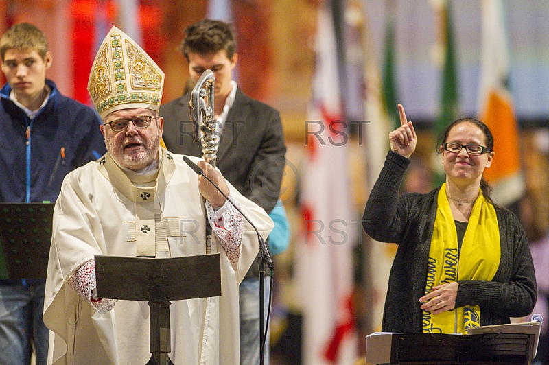 GER, Jugendkorbinianswallfahrt mit Erzbischof Kardinal Reinhard Marx GER, Jugendkorbinianswallfahrt mit Erzbischof Kardinal Reinhard Marx