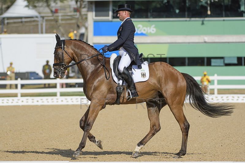 BRA, Olympia 2016 Rio, Pferdesport Dressur - Vielseitigkeitsreiten Tag 1 
