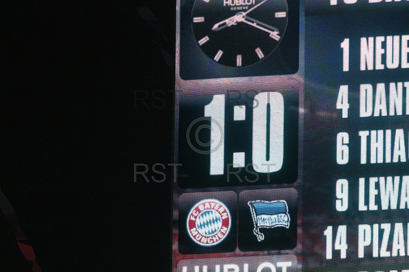 GER, 1.FBL,  FC Bayern Muenchen vs. Hertha BSC Berlin