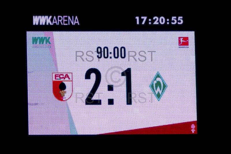 GER, 1.FBL,  FC Augsburg vs. SV Werder Bremen