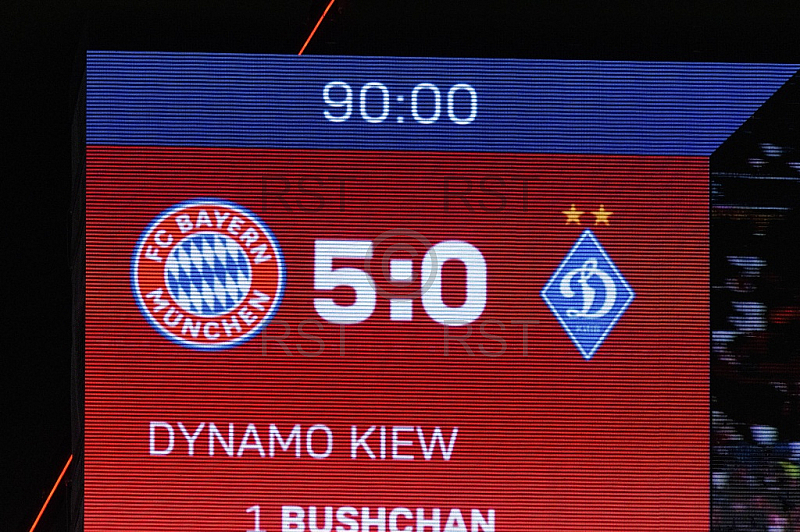 GER, UEFA CL, FC Bayern Muenchen (GER) vs Dynamo Kiew (UKR)