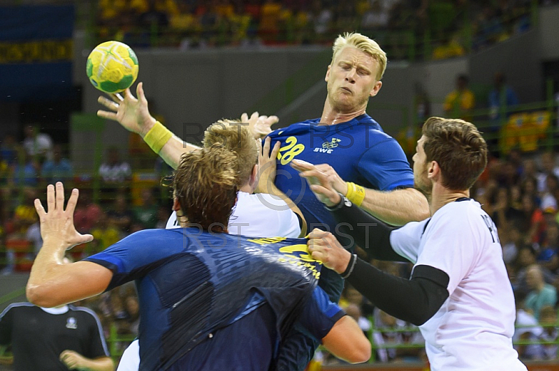 BRA, Olympia 2016 Rio, Handball Schweden vs Deutschland