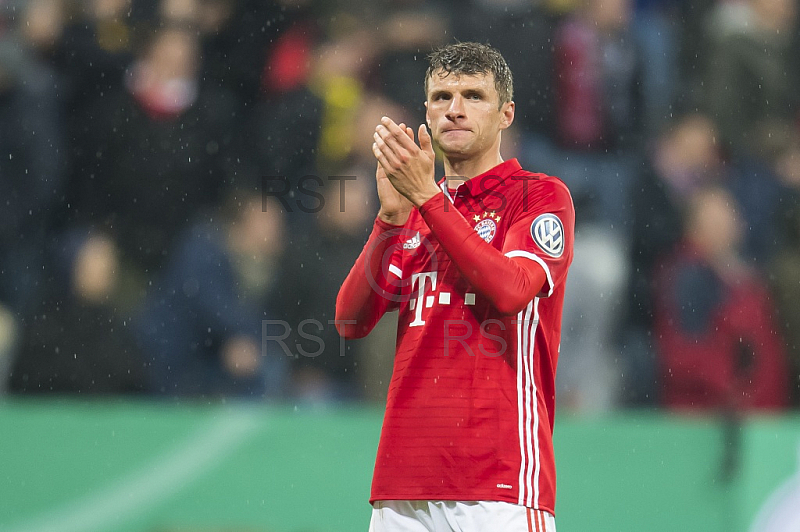 GER, DFB Pokal, Halbfinale,  FC Bayern Muenchen vs. Borussia Dortmund