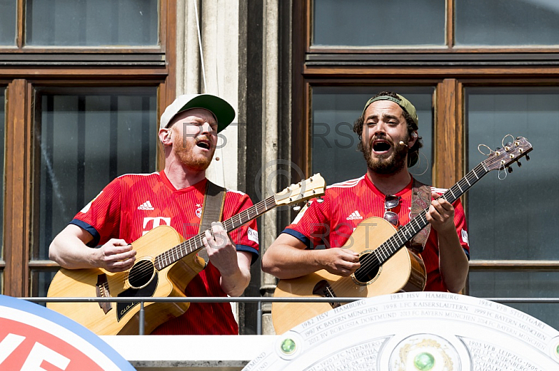 GER, FC Bayern Muenchen Meisterfeier auf dem Marienplatz