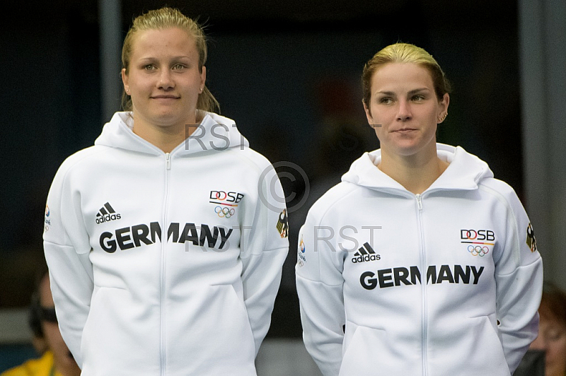 BRA, Olympia 2016 Rio, Finale Synchronspringen 3 meter Brett der Frauen 