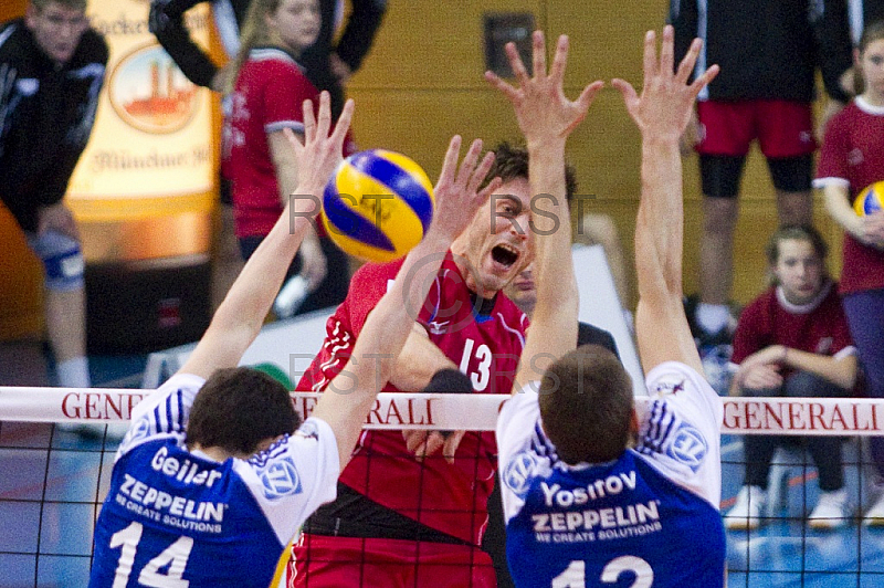 GER, 1.BL Volleyball, Generali Haching vs.  VFB Friedrichshafen GER, 1.BL Volleyball, Generali Haching vs.  VFB Friedrichshafen