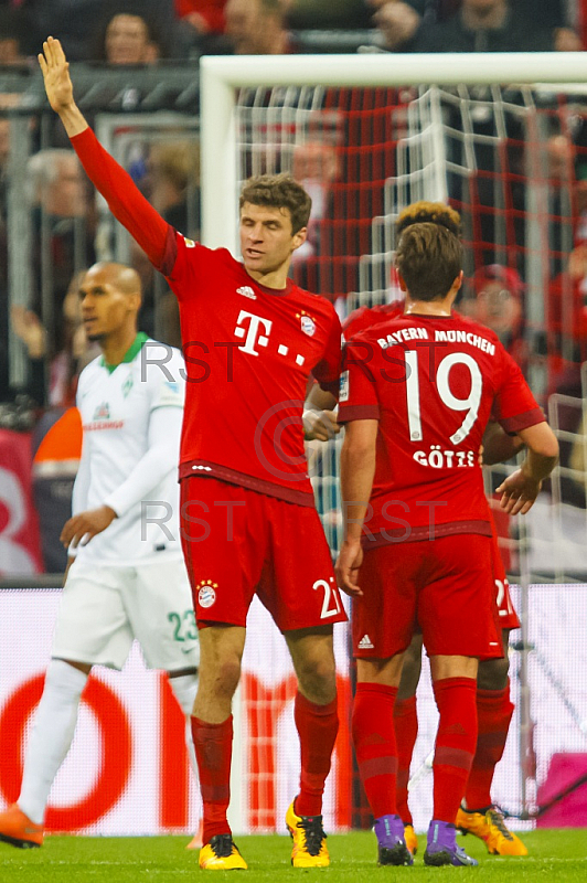 GER, 1.FBL,  FC Bayern Muenchen vs. SV Werder Bremen