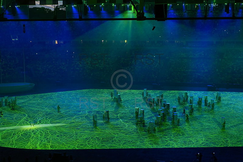 BRA, Eroeffnungsfeier Olympia 2016 - Rio