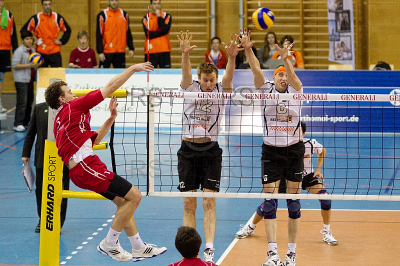 GER, 1.BL Volleyball, Generali Haching vs. Berlin Recycling Voll