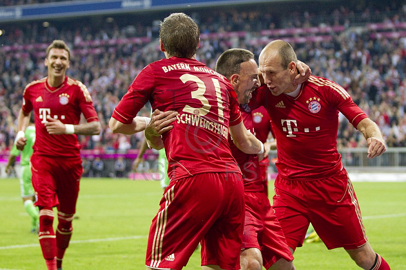 GER, 1.FBL,  FC Bayern Muenchen vs. VFL Wolfsburg